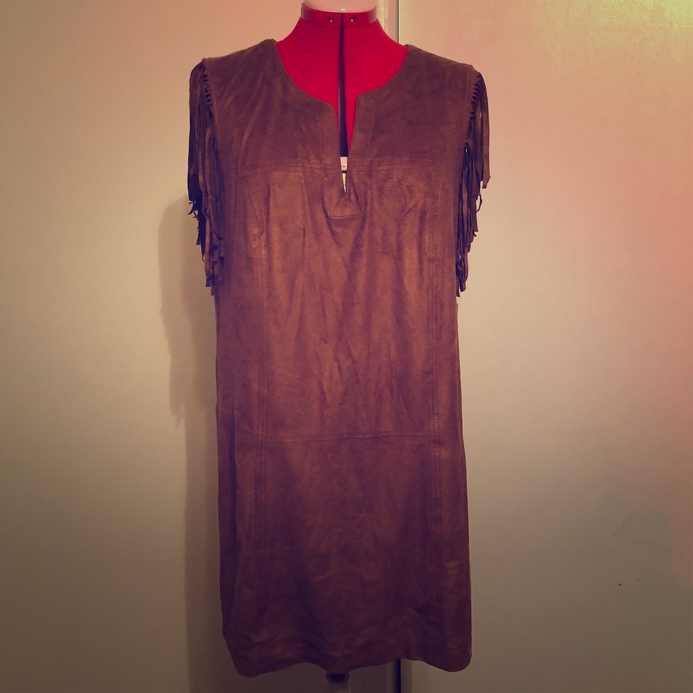 Express Faux Suede Dress New with Tags!